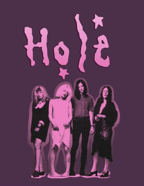 Hole Poster, Band, Pink