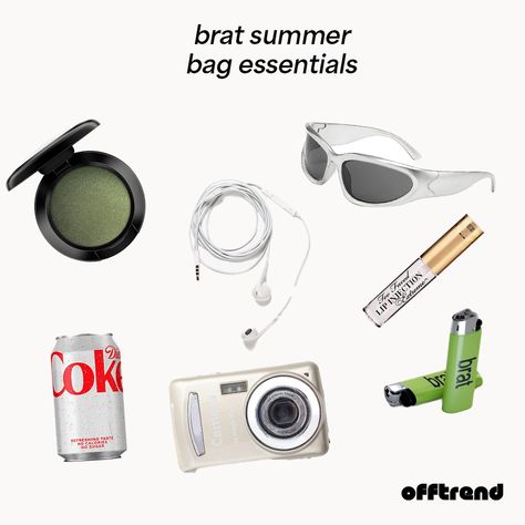 goodbye Barbie summer, hello brat summer 🕶️ #brat #bratsummer #bratz #styleinspo #streetinterview #fashiontok #charlixcx Brat Moodboard, Brat Summer Aesthetic, Brat Core, Brat Aesthetic, Summer Bag Essentials, Bratz Aesthetic, Brat Summer, Outfit Planning, Thought Daughter