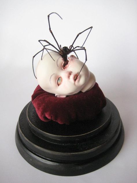 Creepy Crafts, Altered Dolls, Spooky Crafts, Horror Crafts, Creepy Baby Dolls, Creepy Toys, Zombie Dolls, Creepy Doll, Scary Dolls