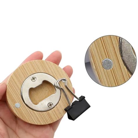 2/3Pcs Fridge Magnet Bottle Opener Wooden Magnetic Bottle Opener Party Favor Wedding Gift Souvenir For Guest - AliExpress Diy Bamboo, Magnetic Bottle Opener, Beer Bottle Opener, Computer Case, Wedding Party Favors, Wood Coasters, Fridge Magnet, Birthday Gifts For Women, Kitchen Tools And Gadgets