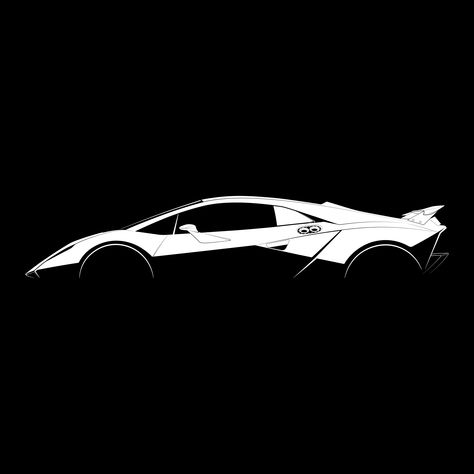 Black and white silhouette of the Lamborghini Sesto Elemento. Very detailed side profile design. Available on T-shirts, phone cases, posters and many more high-quality products! Check out this design in my store link above! #art Black And White Lamborghini, Lamborghini Vector Art, Lamborghini Vector, Lamborghini Sesto, Lamborghini Sesto Elemento, Lamborghini Logo, White Lamborghini, Sesto Elemento, Lamborghini Lamborghini