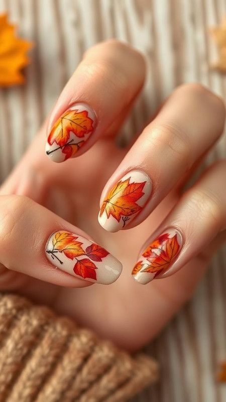 5 Creative Fall Thanksgiving Nail Ideas Thanksgiving Nail Ideas, Fall Thanksgiving Nails, Pumpkin Nail Art, Fall Nail Ideas, Thanksgiving Nail Art, Thanksgiving Nail, Fall Nail Trends, Pumpkin Nails, Cute Nails For Fall