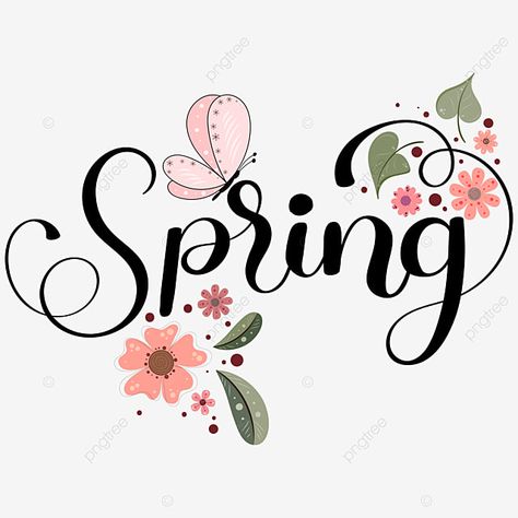 Hello Spring Aesthetic, Spring Drawings Ideas Art, Iphone Esthetics, Spring Season Drawing, Spring Season Aesthetic, Spring Bujo, Spring Calligraphy, Spring Drawings, Flower Calligraphy