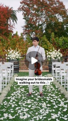 Bride Entrance Songs, Bride Entrance, Pics Of People, Canon In D, Entrance Songs, Instagram Vs Reality, Walking Out, Wedding Entrance, Violinist