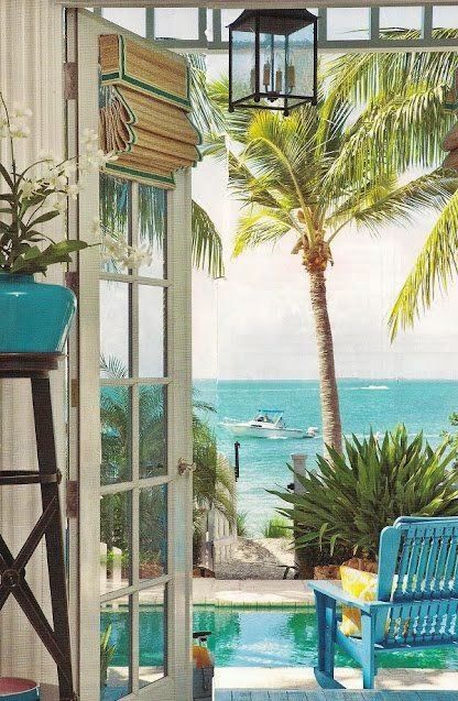 Key West Cottage, West Home, Dream Beach Houses, Real Estat, Florida Style, Beach Cottage Style, Dream Beach, Open Door, Beach Living