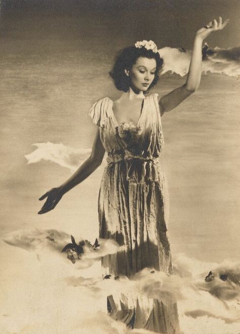 I am big. It's the pictures that got small. 💙 on Twitter: "Vivien Leigh as Aurora, Goddess of Dawn by Angus McBean, 1938.… " Aurora Goddess Of Dawn, Angus Mcbean, Aurora Goddess, Susie Cave, Goddess Of Dawn, Yellow Fairy, Vivian Leigh, Collage Photography, The Vampires Wife