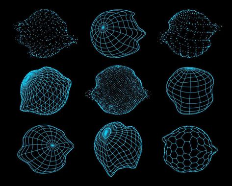 Futuristic sphere shapes, 3D globe wireframe grid Globe Wireframe, Wireframe Art, 3d Wireframe, Futuristic Shapes, Futuristic Logo, Logo Examples, 3d Globe, Shapes 3d, Globe Vector