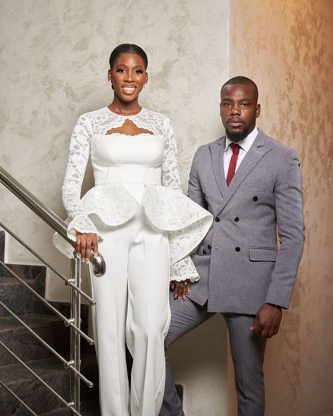 Nigeria Court Wedding Outfit, Registry Dress Nigeria, Civil Wedding Dresses Nigeria, Court Wedding Outfit The Bride Nigeria, Court Wedding Dress In Nigeria, Emerald Green Evening Gown, Engagement Photo Shoot Poses, Boubou Styles For Women, Courthouse Wedding Dress