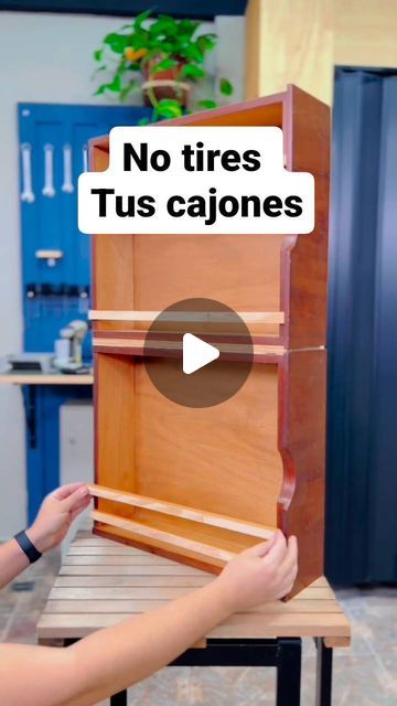 Ideas Con Madera, Reciclados Ideas, Organisation Hacks, Ideas Hogar, Furniture Repair, January 27, Online Group, Drawer Slides, Ikea Hack