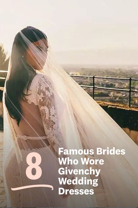 We look back on our favorite celebrity Givenchy wedding dresses here, worn by royals, models and pop culture icons. Funny Face Wedding Dress, Ralph Lauren Wedding Dress, Kim Kardashian Wedding Dress, Givenchy Wedding Dress, Famous Brides, Kardashian Wedding, Kim Kardashian Wedding, Meghan Markle Wedding Dress, Pop Culture Icons