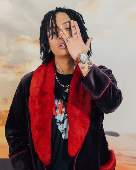 Keith ape Ape Wallpaper, Rappers Wallpaper, Keith Ape, Kpop Rappers, Rappers, Rap, Hip Hop, Bomber Jacket, Dreadlocks