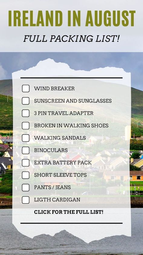 Packing List For Ireland In October, Ireland In Fall, Ireland Fall Packing List, Packing For Ireland In October, Outfits For Ireland In October, What To Wear In Ireland In October, Ireland In October Outfits, Ireland In October, Ireland In June