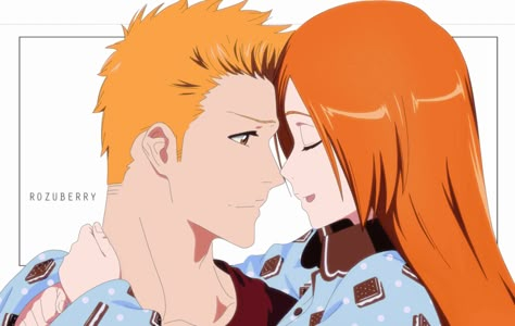 Bleach Inoue, Ichigo X Orihime, Bleach Orihime, Ichigo And Orihime, Bleach Couples, Bleach Drawing, Inoue Orihime, Orihime Inoue, Bleach Anime Art