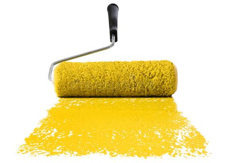 Roller With Yellow Paint. Paint roller With yellow paint isolated over white bac #Sponsored , #ADVERTISEMENT, #AD, #Paint, #Roller, #white, #roller Paint Rollers With Designs, Skateboard Pictures, Graduation Art, Paint Buckets, Yellow Paint, Roller Brush, Paint Paint, Banner Images, Storing Paint