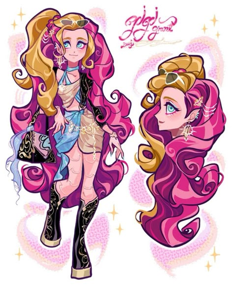 Mh Fanart, Gigi Grant, Monster High Fanart, Monster High Oc, Monster High Stuff, Arte Monster High, Monster High Pictures, Monster Prom, Custom Monster High Dolls