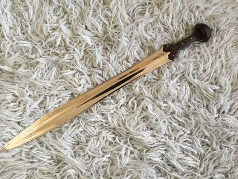 Ewart Park Bronze sword with Dark oak handle. From Neil Burridge of Bronze Age Swords. Greek Swords Bronze, The Lighting Thief, Modern Gladiator, Circle Handle, Character Details, Luke Castellan, Pjo Dr, Ancient Persia, The Puppet