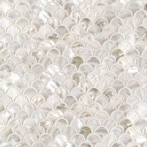 Shell Mosaics, Scallop Tiles, Iridescent Shell, Shell Tiles, Pearl Tile, Shell Mosaic, Shell Collection, Antique Stone, Tile Designs