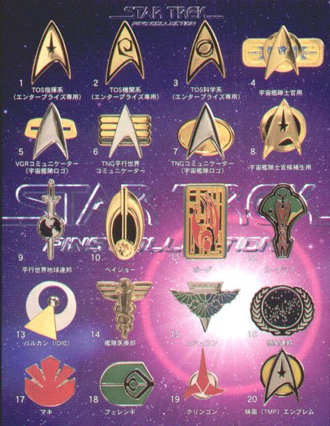 Furuta Star Trek Pins Collection Star Trek Badge, Uss Titan, Star Trek Pin, Space Themes, Star Trek Actors, Star Trek Wallpaper, Star Trek Uniforms, Star Treck, Sci Fi Tv Shows