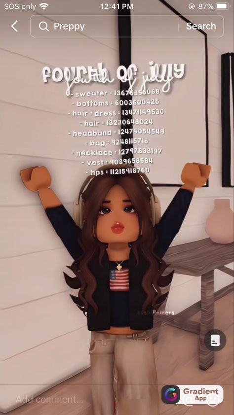 Bloxburg Eras Tour Outfits, Berry Avenue Airport Outfit Codes, Bloxburg Food, Food Decals, Squish Mellow, Brookhaven Codes, Brown Hair Roblox, Blocksburg Outfit Codes￼, Pelo Cafe