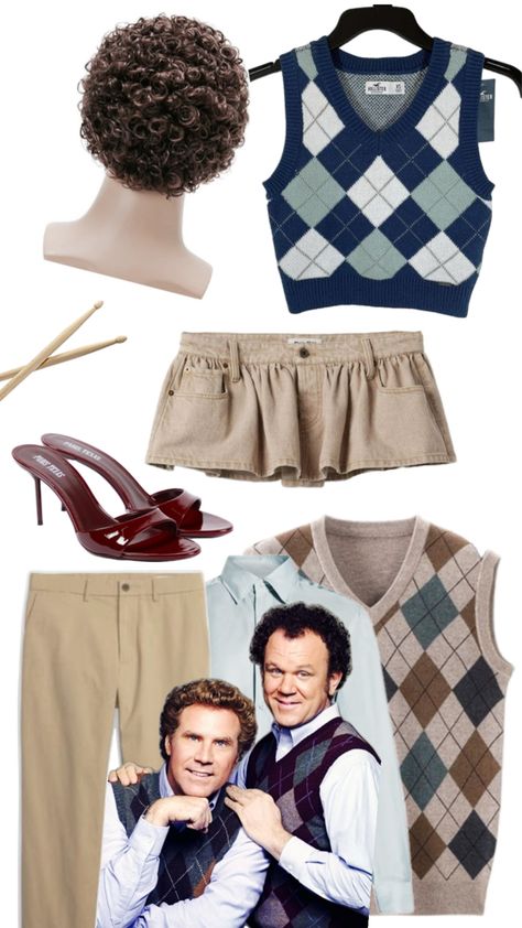 Step brothers couples costume Step Brothers Costume, Couples Costume, Step Brothers, Couples Costumes, Collage