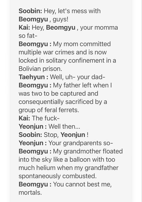 Enhypen Incorrect Quotes Funny, K Pop Incorrect Quotes, Taegyu Incorrect Quotes, Yeonbin Incorrect Quotes, Ateez Incorrect Quotes Seongjoong, Txt Incorrect Quotes, Txt Funny, Txt Memes, Solitary Confinement