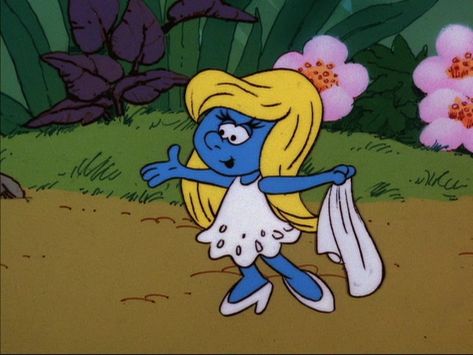 Smurfette's first book appearance Smurfette's evil dark-haired duplicate from "The Smurf Threat" Smurfette as she might have appeared as a Black Smurf Even Papa is in love "Do you like what you see?" The "years" haven't been kind to Smurfette in "Smurf Van Winkle" Oh, Wild, that's just the smurfiest gift you could smurf me this year! Smurfette Smurfling in Smurf van Winkle Smurfette's original appearance Papa Smurfe... Wait what? "Owie!" It's natural to give a Baby Smurf some tender care... Walking Animation, Mermaid Melody Pichi Pichi Pitch, Cartoon Tv, Kids Shows, Disney Animation, Animation Art, Childhood Memories, Cartoon Characters, Comic Books