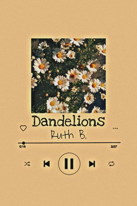 #spotify #spotify aesthetic #aesthetic #wallpaper #aesthetic wallpaper #spotify aesthetic wallpaper Song Icon Aesthetic, Dandelions Spotify, Spotify Song Aesthetic, Song Spotify Aesthetic, Aesthetic Wallpaper Spotify, Spotify Aesthetic Wallpaper, Spotify Songs Aesthetic, Dandelions Song, Indie Playlist