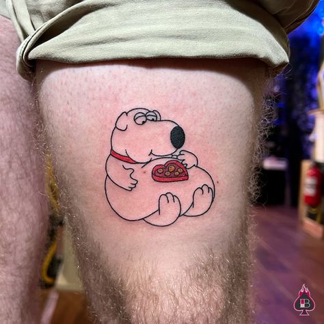 This is Brian, from the Family Guy show. it was so fun to do it came out so nice!! What is your favorite cartoon character? . Thank you! . You can book your appointment via the link in bio or DM me! . #nyc #newyork #newjersey #brooklyn #nyctattoo #nyctattooartist #besttattooshop #manhattan #manhattantattoos #coverup #coveruptattoo #tattoofix #beforeandafter #fixuptattoo #reworktattoo #chelseanyc #blickartmaterials #thehighlinepark #centralpark #westvillage #moma #pier62carousel #themetnyc ... Family Guy Tattoo, The Family Guy, Tattoo Fixes, Chelsea Nyc, P Tattoo, Nyc Tattoo, Female Tattoo Artists, Washington Square Park, Cover Up Tattoo