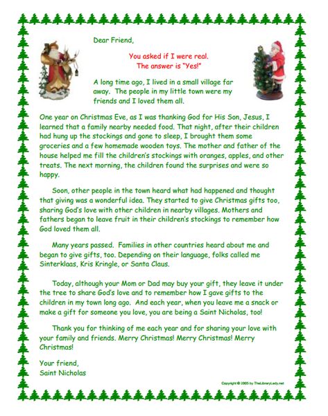 Letter To Child About Santa Truths, Santa Not Real Letter For Kids, Letter About Santa Not Being Real, Explaining Santa Is Not Real, Santa Letter Truth About, Explaining Santa, Story Of Santa Claus, History Of Santa Claus, Letter Explaining Santa