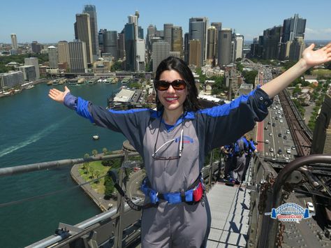 Sydney Harbour Bridge Climb - had an amazing day climbing the Sydney Harbour Bridge!!!! Photo Copyright: BridgeClimb Sydney Sydney Harbour Bridge Climb, Harbour Bridge, Sydney Harbour, Amazing Day, Sydney Harbour Bridge, North Face Backpack, Climbing, Places To Go, Bucket List