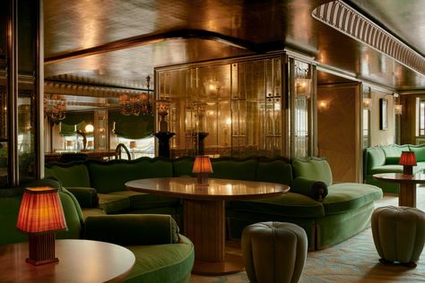 Vesper Bar at The Dorchester, London — MBDS Martin Brudnizki, Boutique Hotels Interiors, Boutique Hotels Design, Female Luxury, London Interior, Casino Royale, Soho House, Hotel Interior, London Design