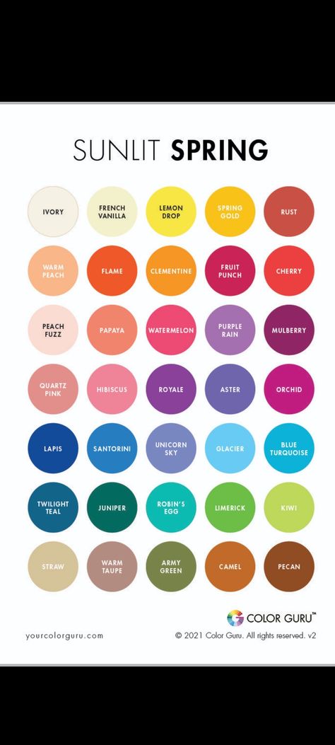 Sunlit Spring pallet Sunlit Spring, Bright Spring Outfits 2023, Sunlit Spring Color Palette, Spring Color Pallete Fashion, Warm True Spring Color Palette, Spring Pallete Color, Bright Spring Outfits Capsule Wardrobe, Clear Spring Color Palette, Bright Spring Color Palette