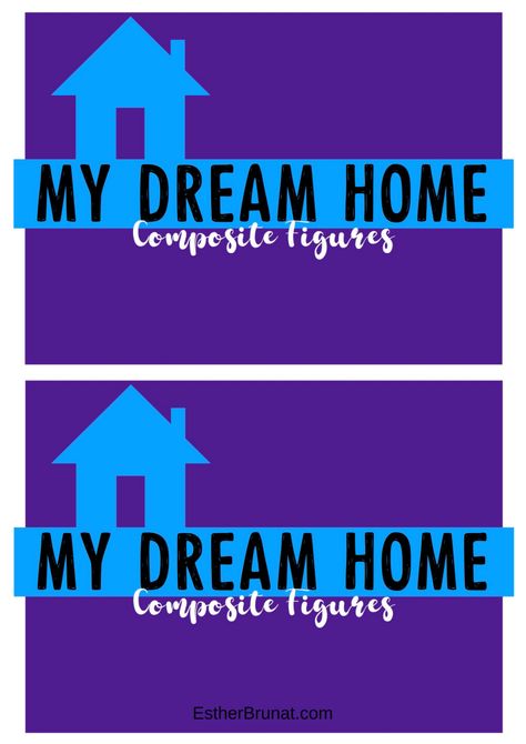 Composite Figures My Dream Home Project Composite Figures Activities, Area Of Composite Figures, Composite Figures, Area Activities, Teachers Pay Teachers Seller, Teacher Created Resources, 7th Grade Math, High School Math, Math Stations