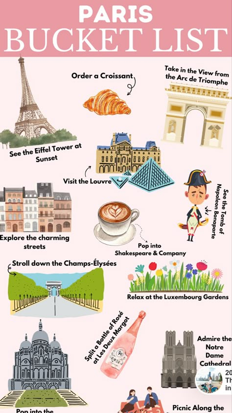 Cheap Eats Paris, Paris Cheap, Paris Trip Planning, Traveling To Paris, Printable Bucket List, Paris Bucket List, Paris Things To Do, Paris Landmarks, Travel Paris