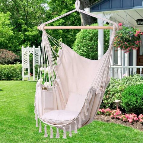 Hanging chair with stand