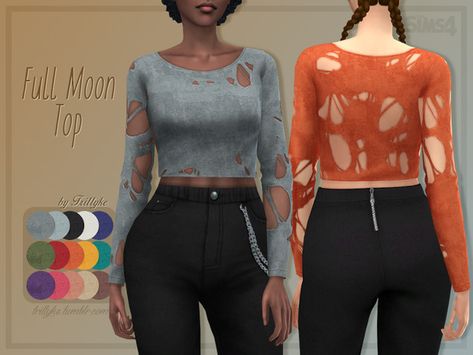 Sims 4 Tattered Clothes, Homeless Clothes, Clothes Cc Sims 4, Sims Tops, Apocalypse Clothing, Ts4 Clothes, 80s Clothes, Clothes Cc, Die Sims 4