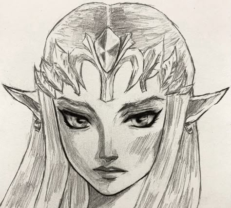 Twilight Princess Zelda, Life At Sea, Labrador Canada, Link Zelda, Twilight Princess, Art Sketch, Sketch Drawing, Nintendo, Princess Zelda