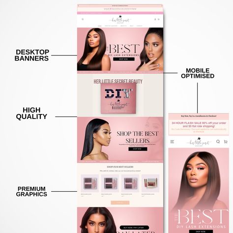 Eyelash Website Design, Latest Website Design, Vending Machine Business, Model Magic, Shopify Website Design, Beauty Games, Shopify Website, Website Layout, Vending Machine