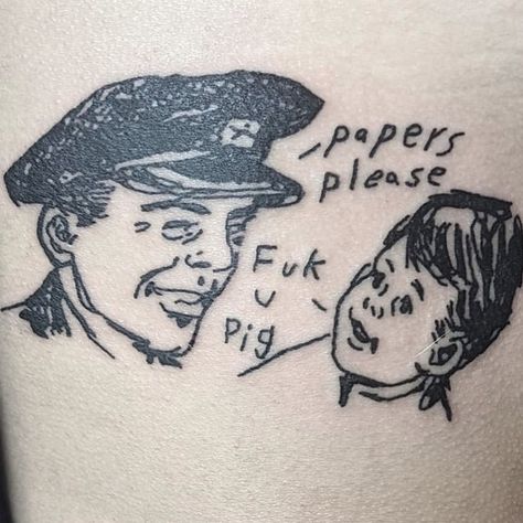 𝘿𝘼𝙍𝙆 𝙎𝙐𝘽𝙈𝙄𝙎𝙎𝙄𝙊𝙉 (@brutaltattoo) posted on Instagram • Jun 17, 2020 at 2:52pm UTC Naked Lunch, Stick Poke Tattoo, Minor Threat, Stick N Poke, Poke Tattoo, Stick And Poke, Deathly Hallows Tattoo, Triangle Tattoo, Tattoo Artists