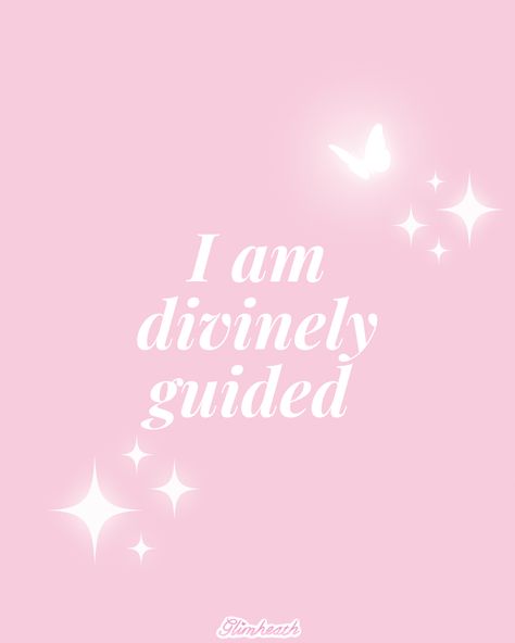 Meditation Affirmations, Positive Affirmation Aesthetic, Manifesting Affirmations, Divinely Guided, Beauty Affirmations, Soft Girl Affirmations, Preppy Quotes, Good Morning Gorgeous, Affirmation Board