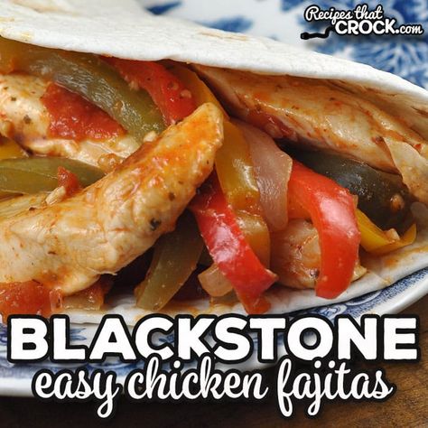 Fajitas Blackstone, Blackstone Chicken, Easy Chicken Fajitas, Taco Seasoning Packet, Cube Steak, Pot Roast Recipes, Freezer Cooking, Slow Cookers, Chicken Fajitas