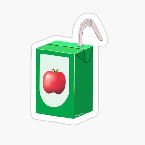 Box Emoji, Emoji Puzzle, Box Sticker, Juice Box, Cute Laptop Stickers, Computer Sticker, Juice Boxes, Emoji Stickers, Little Doodles