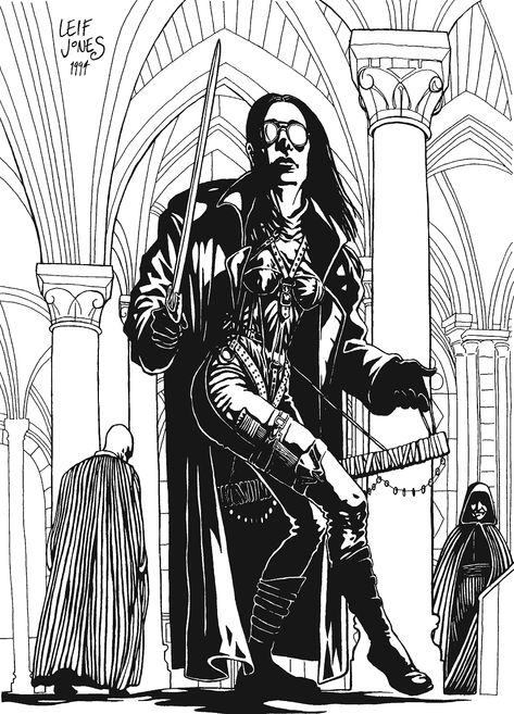 Old Clan Tzimisce from the Dirty Secrets of the Black Hand, Shadow Crusader, p. 6. Vampire The Masquerade Art, Masquerade Art, Old Vampire, Vampire The Masquerade Bloodlines, Vampire The Masquerade, World Of Darkness, Night Shift, White Wolf, Dark Ages