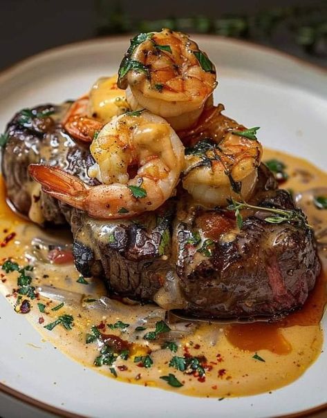 Grandma’s Secret Recipes | Steak with Shrimp and Lobster Sauce | Facebook Shrimp And Lobster Sauce, Steak With Shrimp, Recipes Steak, Lobster Sauce, Steak And Lobster, Steak And Shrimp, Giada De Laurentiis, Fancy Food, Secret Recipe