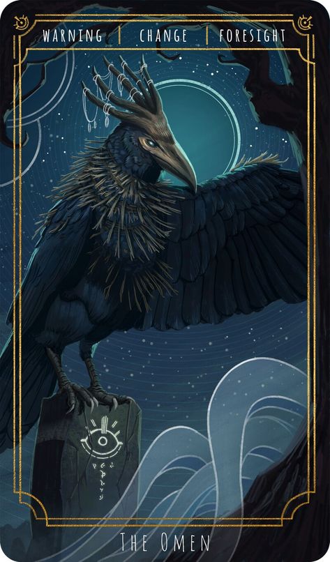 Dnd Tarot, Three Moons, D&d Online, The Moon Tarot Card, The Moon Tarot, The Omen, The Wilds, The Witches, Oc Art