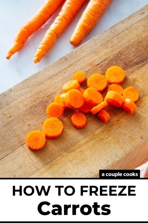 Home Breakfast Ideas, Freezing Carrots, Carrot Smoothie, Dessert Recipes Cookies, A Couple Cooks, Honey Glazed Carrots, Step By Step Recipes, Sauteed Carrots, Carrot Ginger Soup