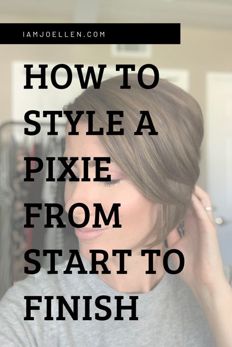 Ways To Style Long Pixie Hair, Products To Style A Pixie, How To Style Short Hair Pixie Messy, How To Style A Messy Pixie, Pixie Style Tutorial, How To Style A Pixie Haircut Tutorials, Styling A Long Pixie Hair Tutorials, Best Styling Products For Pixie Hair, Styling Long Pixie Haircut