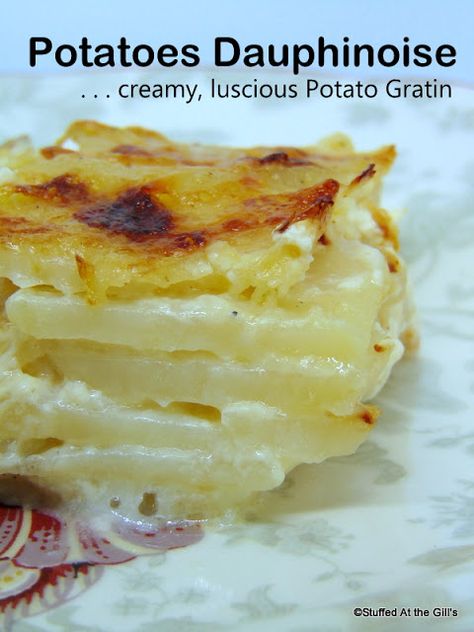 Potatoes Dauphinoise Creamy Luscious Potato Gratin Potato Scallop, Potato Gratin Recipe, Potatoes Dauphinoise, French Potatoes, Layered Potato, Potato Pasta, Scalloped Potato Recipes, Potato Recipes Side Dishes, Potato Gratin