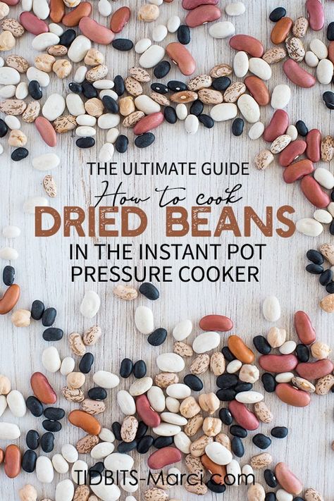 Quick Soak Beans, Instant Pot Black Beans, Cook Dried Beans, Pressure Cooker Beans, Dry Beans Recipe, Slow Cooker Beans, Homemade Beans, Pressure Cooking Recipes, How To Soak Beans