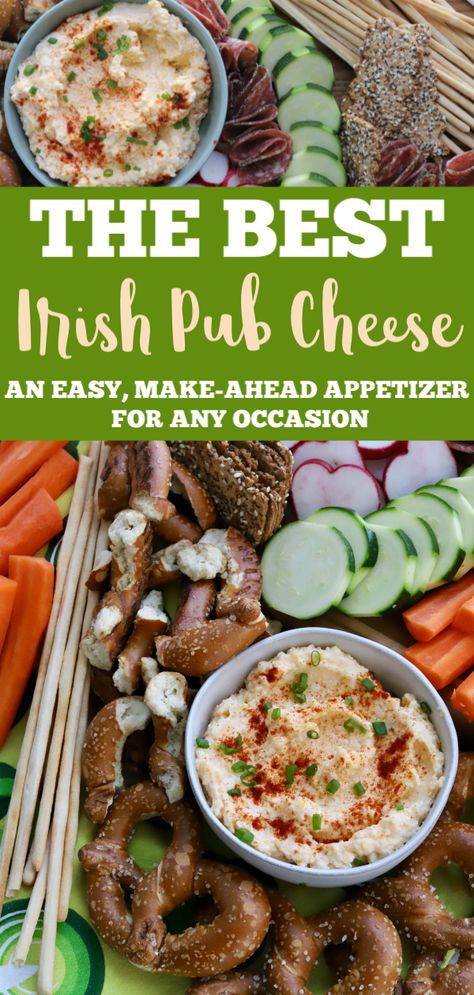 Irish Cheese Board, Irish Pub Cheese, Pub Cheese Recipe, Crocs Outfit Ideas, Irish Snacks, Irish Pub Food, Irish Appetizers, Multicultural Night, St Patricks Food